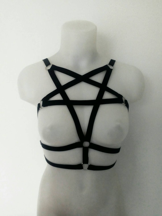 Pentagram elastic harness (15mm strap) Image # 175446