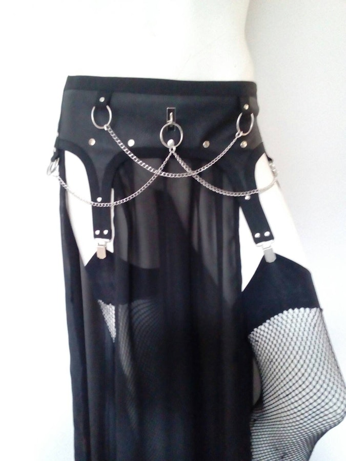 Chained maxi skirt Image # 175207