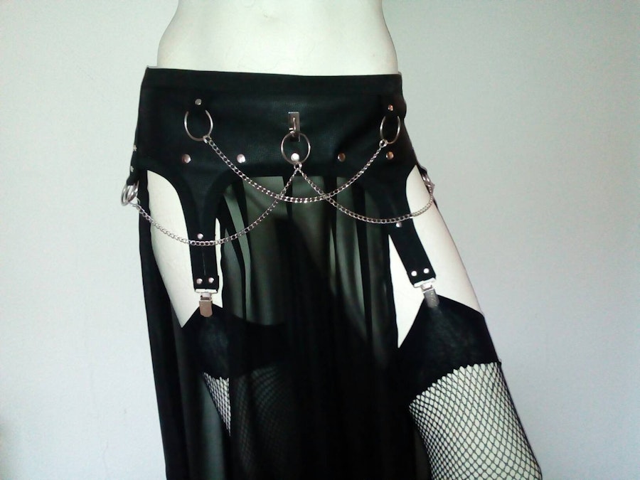 Chained maxi skirt Image # 175206