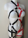 Black and red elastic harness Thumbnail # 175417