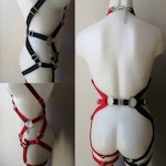 Black and red elastic harness Thumbnail # 175419