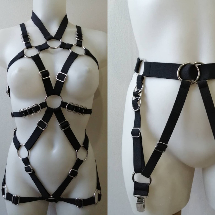 Full body elastic harness Image # 175333