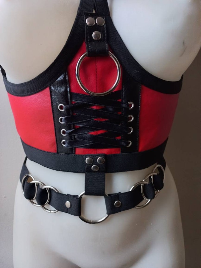 Lace up front harness Image # 175321