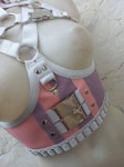 pastel color underbust harness/white trim Thumbnail # 175313