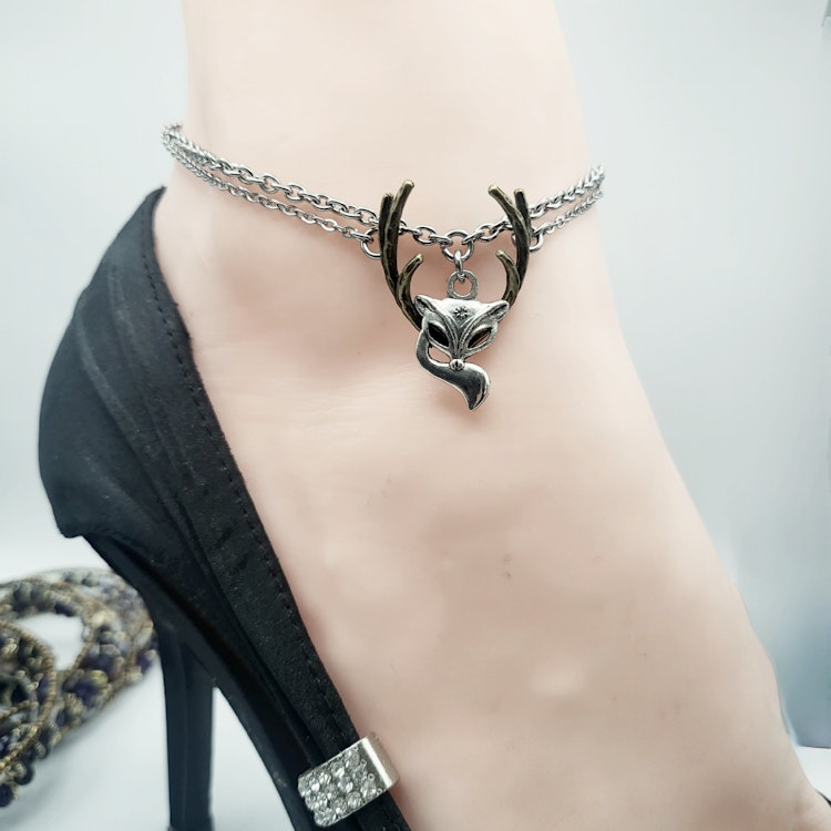 Vixen And Stag Anklet, Vixen Anklet, Hotwife Anklet, Lifestyle Anklet, Hotwife Jewelry, Swinger lifestyle, Hotwife Lifestyle, VixenAndStag photo