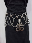 chain belt ( leviathan, crescent moon,thelema) Thumbnail # 175355