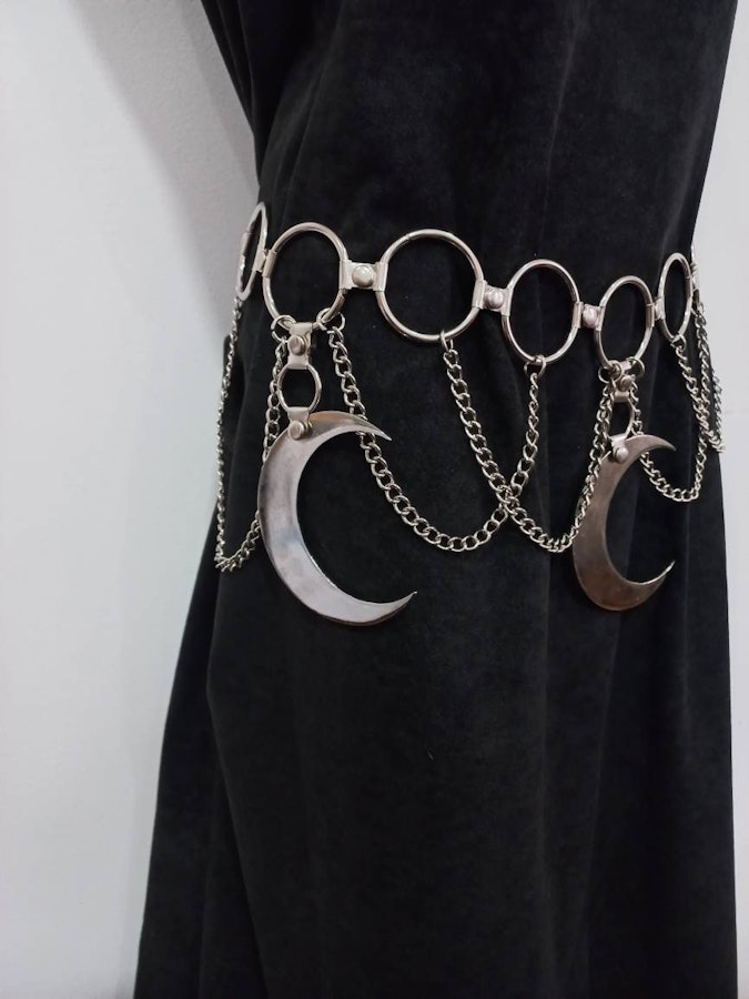 chain belt ( leviathan, crescent moon,thelema) Image # 175357