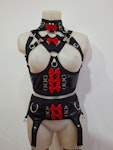 kawaii harness-two piece set ( black base) Thumbnail # 175303