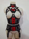 kawaii harness-two piece set ( black base) Thumbnail # 175299