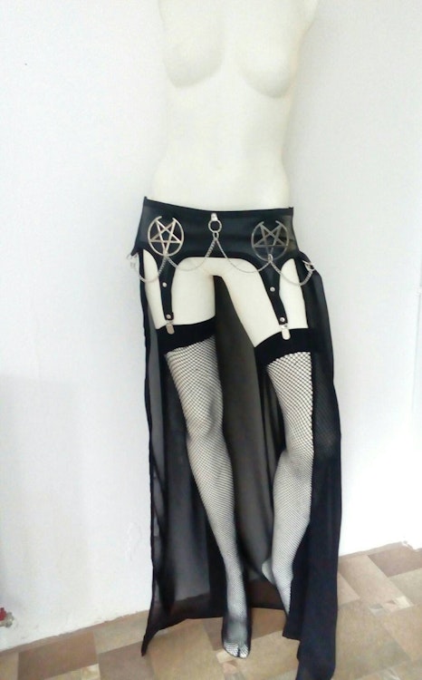 Doubble pentagram garter skirt photo