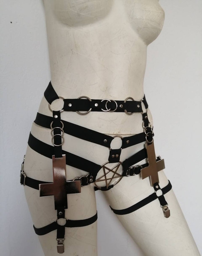 Two garter belts