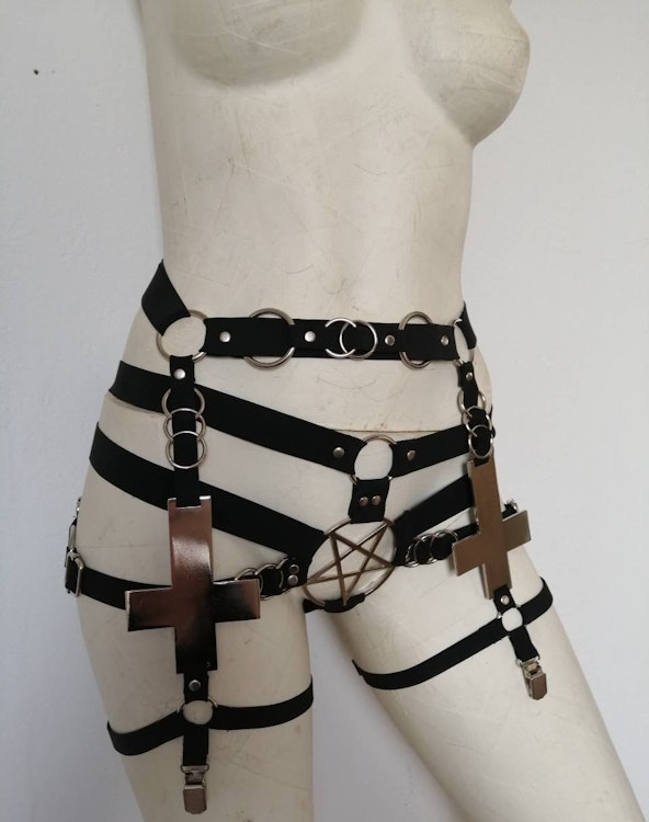 Two garter belts photo