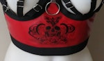 Skull print red harness Thumbnail # 175962