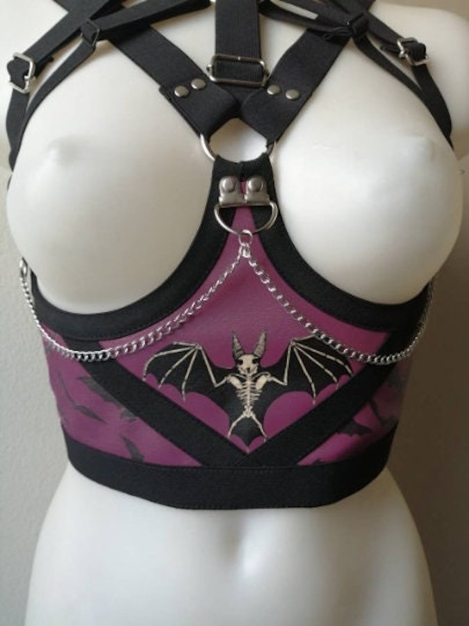 Purple printed harness Image # 175692