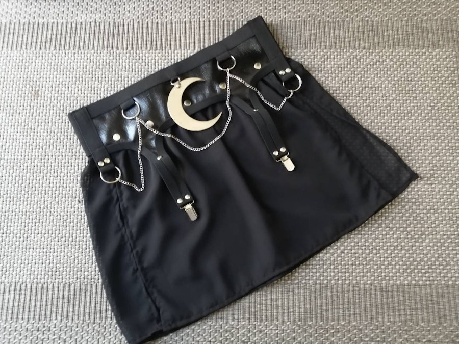 Gothic mini skirt (moon)