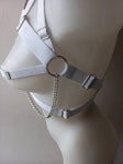 white/ black elastic harness Thumbnail # 175878