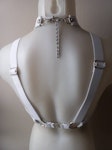 white/ black elastic harness Thumbnail # 175879