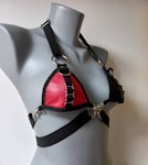 faux leather bra Thumbnail # 175950