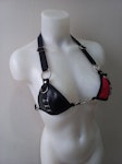 faux leather bra Thumbnail # 175951