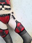 garter belt with corset lacing Thumbnail # 175681