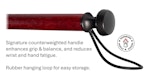 Viper's Tongue 24" rubber and hardwood whip Thumbnail # 179753
