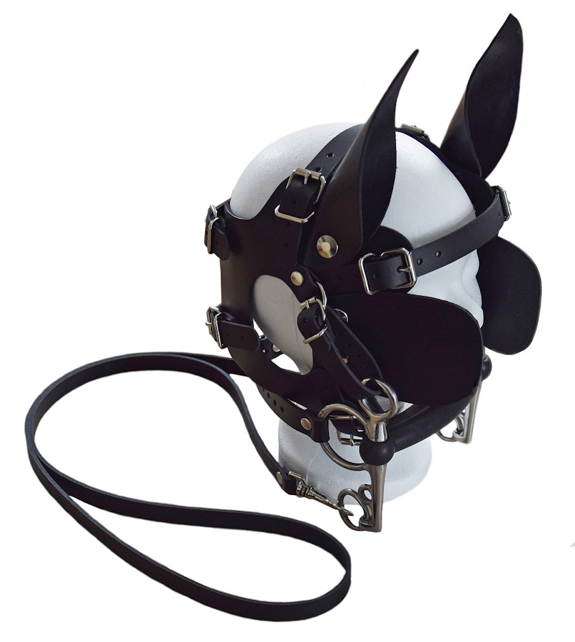 BDSM Leather Headharness PONYPLAY Image # 179635