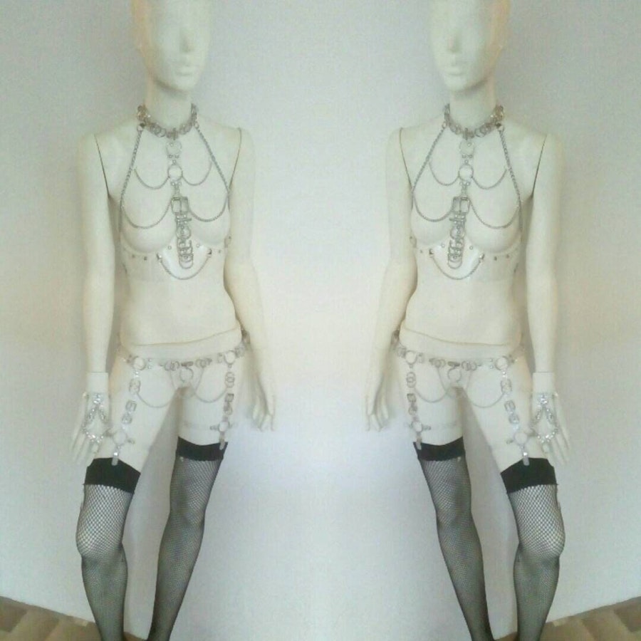 Transparent vynil leg harness Image # 177291