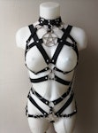 Two piece pentagram elastic harness (star pointing up) Thumbnail # 176829