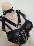 faux leather harness with symbol Thumbnail # 176904