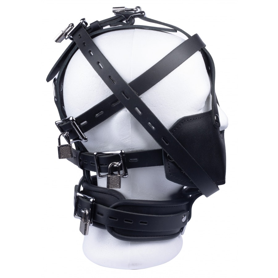 BDSM Leather Mask for Slave Image # 180079