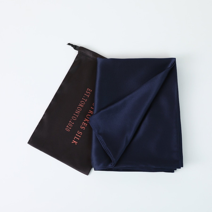 Blue Corn Luxury Pure Mulberry Silk Pillowcase | Queen | 32 Momme | Drape Collection Image # 181539