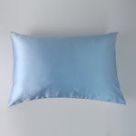 Blue Macaron Luxury Pure Mulberry Silk Pillowcase | Queen | 32 Momme | Drape Collection Thumbnail # 181525