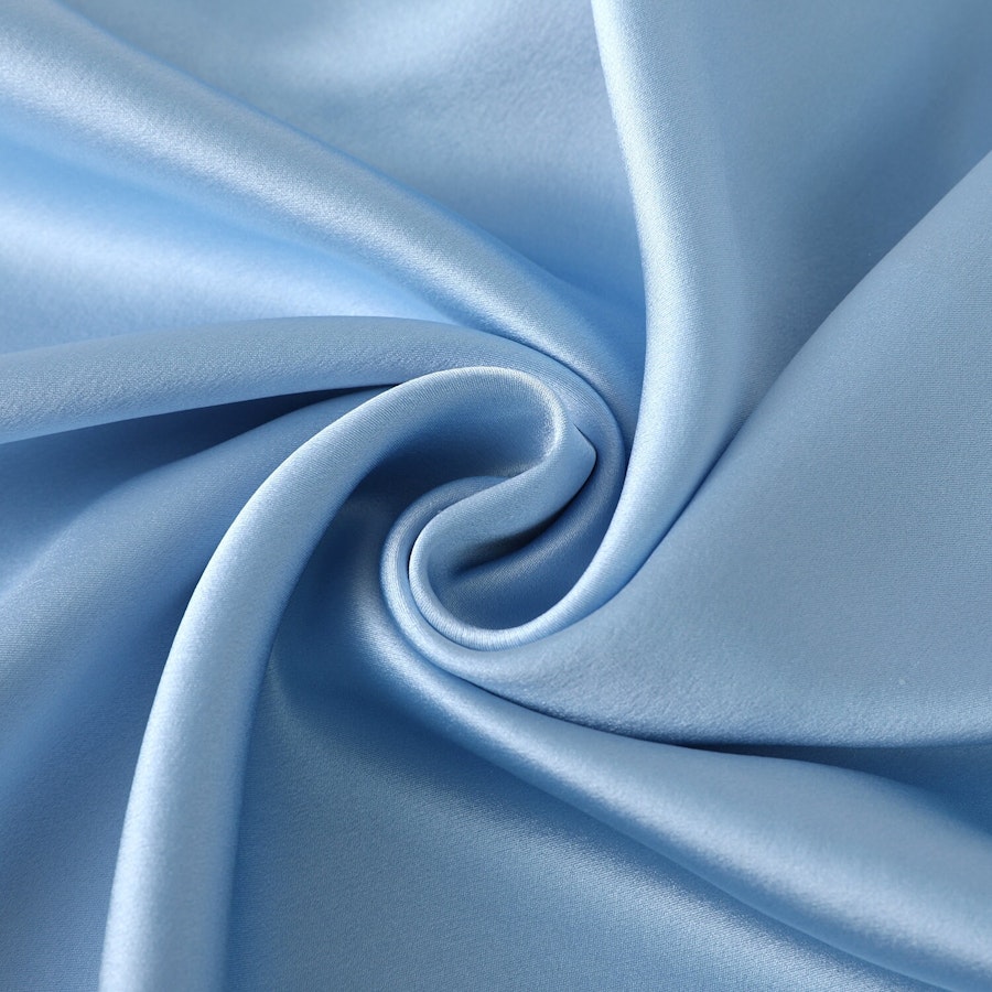 Blue Macaron Luxury Pure Mulberry Silk Pillowcase | Queen | 32 Momme | Drape Collection Image # 181531