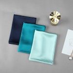 Easter Egg Luxury Pure Mulberry Silk Pillowcase | Queen | 32 Momme | Drape Collection Thumbnail # 181545