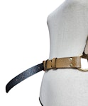 Vegan Textured Leather Belt Harness (Faux Leather) with Chain Thumbnail # 201842