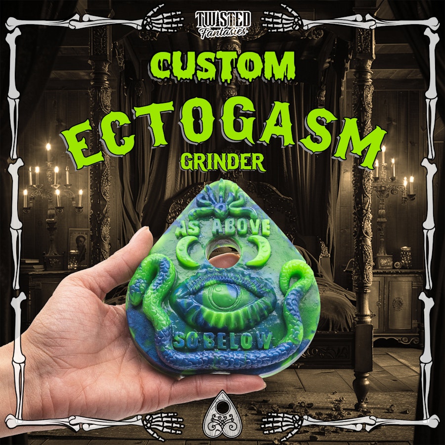 Custom Ectogasm Planchette Ouija Handheld Sex Grinder