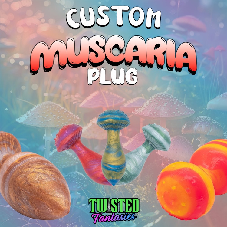 Custom Muscaria Mushroom Butt Plug photo