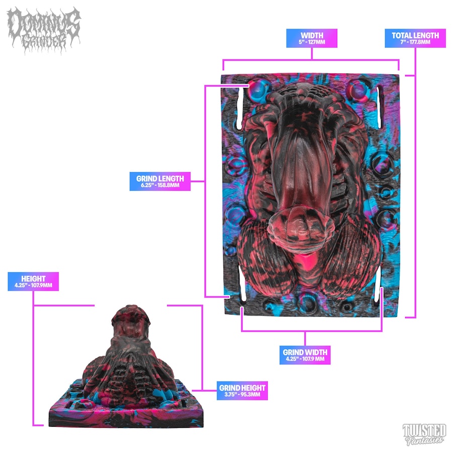 Custom DOMINUS the Knotted Demon Insertable Sex Grinder Image # 200236