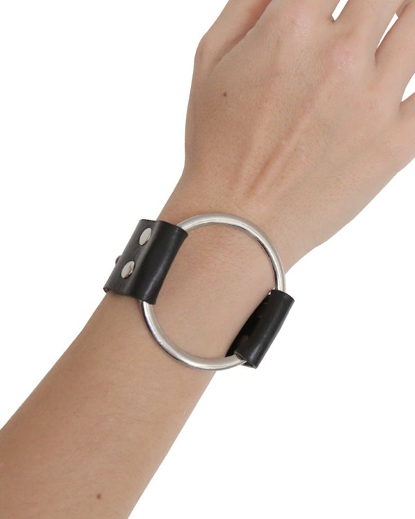 Leather O-Ring Bracelet photo