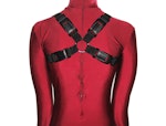 Double Ring Bondage Style Harness (Nylon Webbing) Thumbnail # 211739