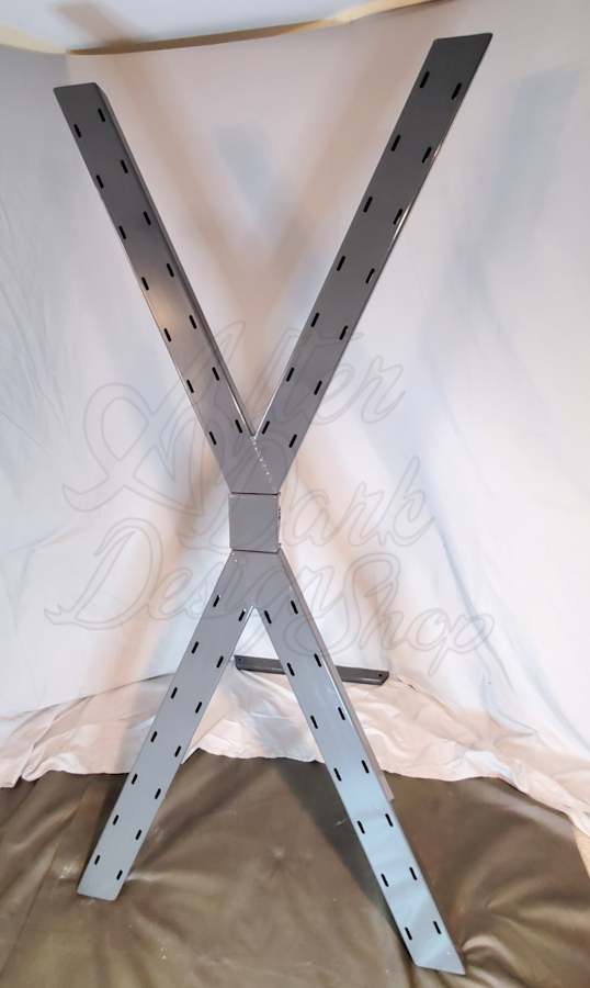 HEAVY DUTY STEEL ST ANDREW'S CROSS / SPANKING BENCH - MODULAR - LIFETIME WARRANTY Image # 216061