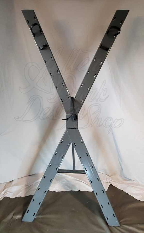 HEAVY DUTY STEEL ST ANDREW'S CROSS / SPANKING BENCH - MODULAR - LIFETIME WARRANTY Image # 216063