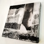 Awaiting - Original Collage Artwork - Fine Art Nude Abstract - Roseanne Jones Thumbnail # 212821