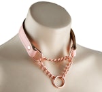 Blush Pink Leather Martingale Day Collar Thumbnail # 216109