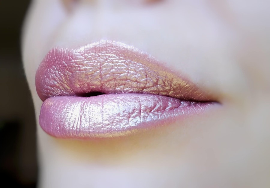 Surya - Light Pink with Golden Shine Duochrome Lipstick - Natural - Gluten Free - Fresh - Handmade Cruelty Free