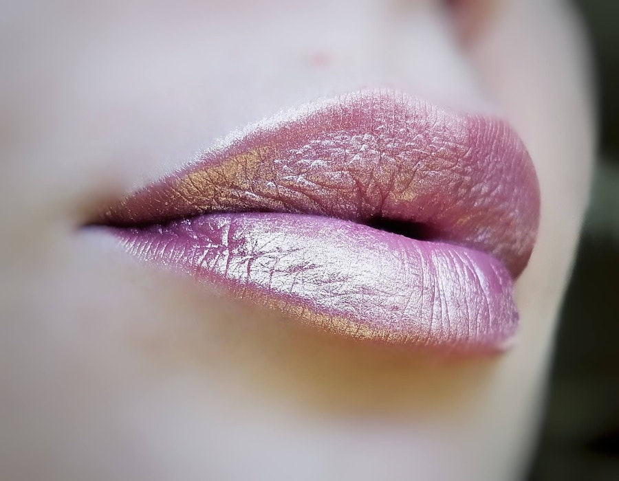 Surya - Light Pink with Golden Shine Duochrome Lipstick - Natural - Gluten Free - Fresh - Handmade Cruelty Free Image # 222549