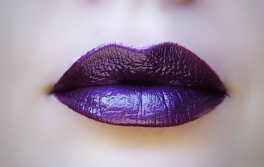 Lilith - Dark Purple Creamy Lipstick - Natural Gluten Free Fresh Handmade Cruelty Free Stain Image # 222474