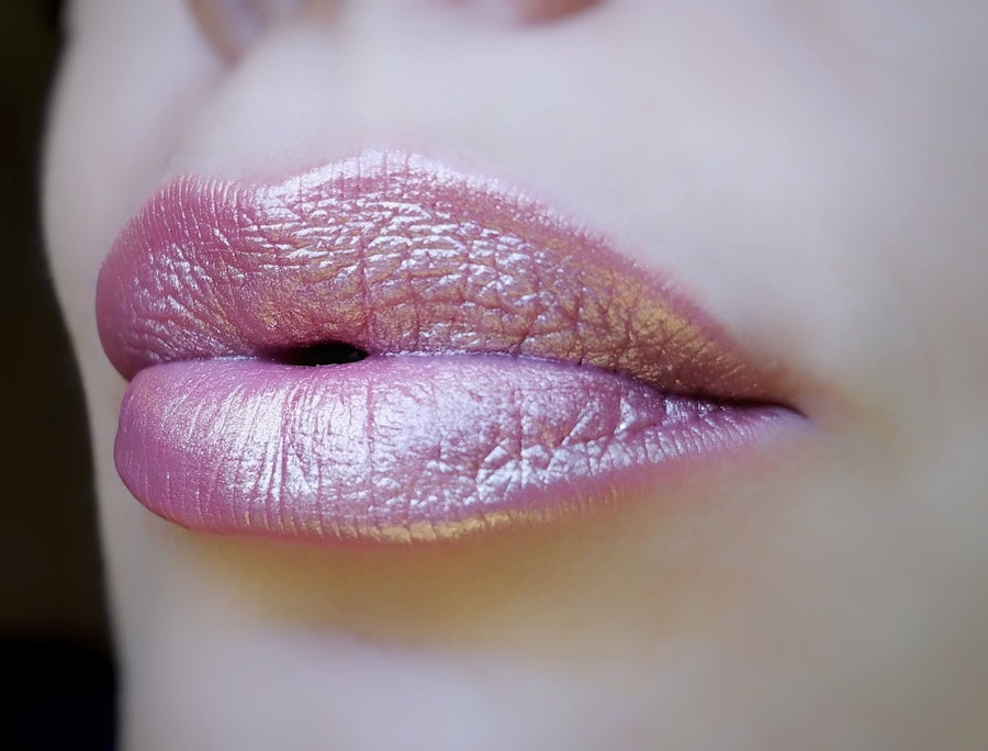 Surya - Light Pink with Golden Shine Duochrome Lipstick - Natural - Gluten Free - Fresh - Handmade Cruelty Free Image # 222550