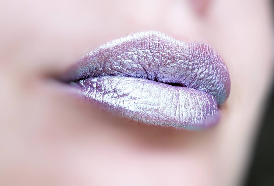 Violet Mirage -  Light/Pale Frosty / Frosted Shimmer Violet Creamy Lipstick - Natural Gluten Free Fresh Handmade Image # 222561