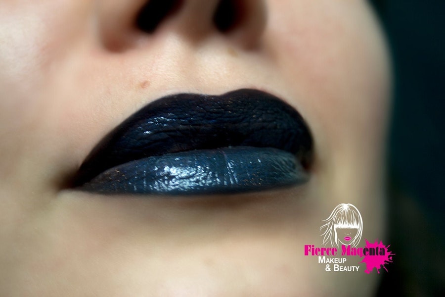 Midnight Sky - Black with blue tone Creamy Lipstick - Natural Gluten Free Fresh Handmade